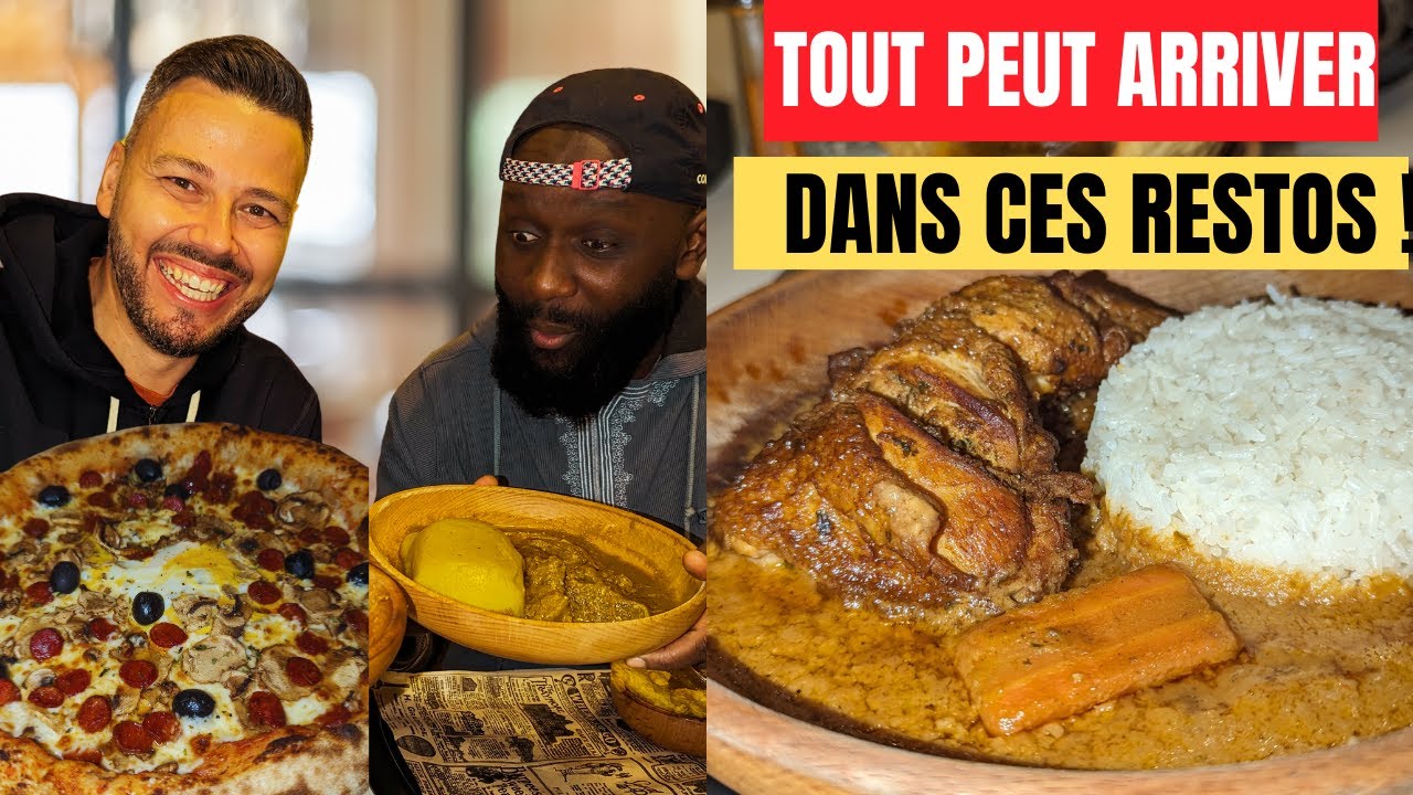 PÂTES, PIZZA, YASSA, MAFÉ ...On débarque à l'arrache dans 2 restos avec @AliLabrigade  ! VLOG 1506