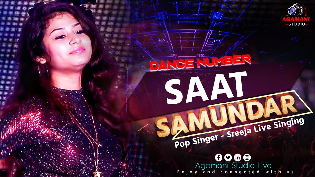 Saat Samundar Paar - Vishwatma | Divya Bharti | Cover by Sreeja |Dance Number | @Agamani Studio LIVE
