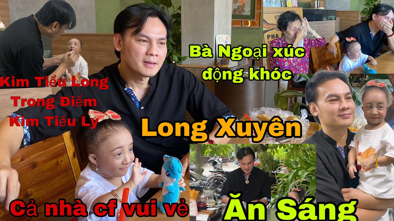 Một Ngày của Kim Tiểu Long - Kim Tiểu Ly -  Trang Điểm - Ăn Sáng - Caffe rất vui lại Long Xuyên AG