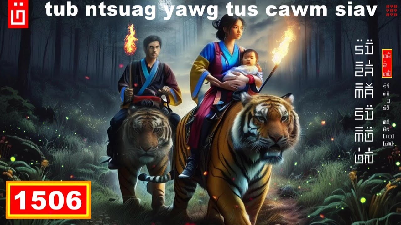 dab hais hmoob - 1506 - tub ntsuag yawg tus cawm siav, สมิงผู้ช่วย, the help grandpa.