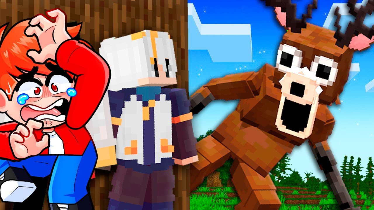 RESCATÉ a YOUTUBERS en 99 NOCHES en el BOSQUE en Minecraft! | JoelESP Reacciona a PapiEdger