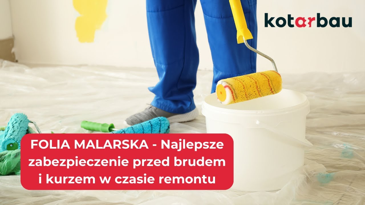 FOLIA MALARSKA 4x5 M - Skuteczna ochrona przed brudem i kurzem | Niezawodny pomocnik w remoncie