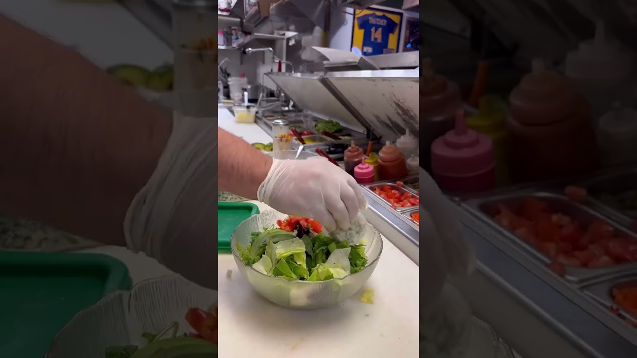 A Signature Salad From Cronies Sports Grill #shorts #shortsfeed #cronies #salad #viral