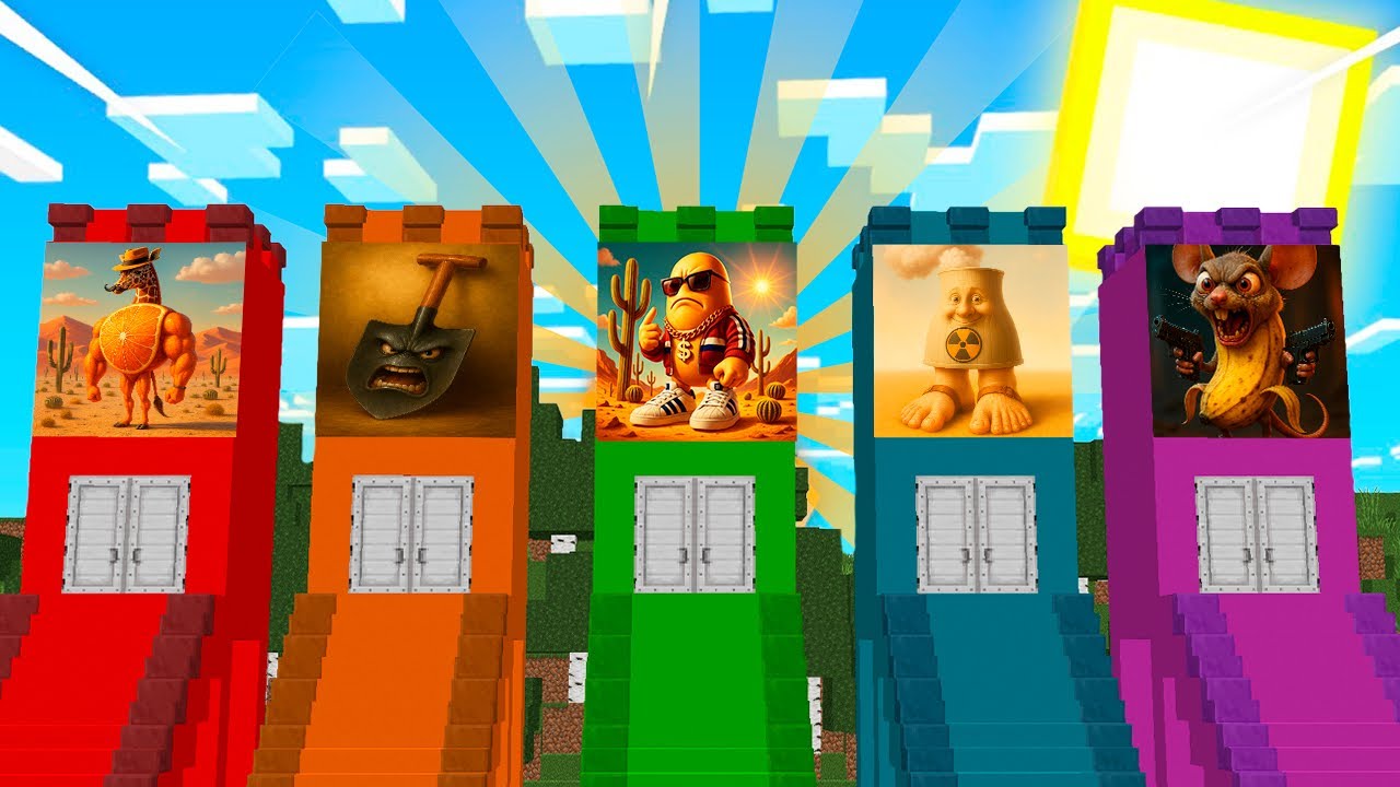 WHAT'S INSIDE these TALL BRAINROT HOUSES? | GANGSTER FOOTERA | CENTRALUCCI NUCLEARUCCI