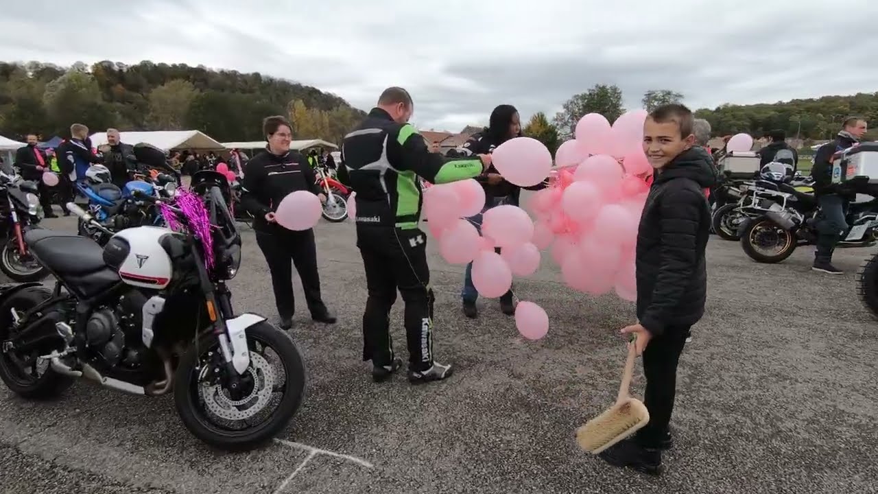 Octobre Rose 2022  Colombier-Fontaine Motardes de l'Est