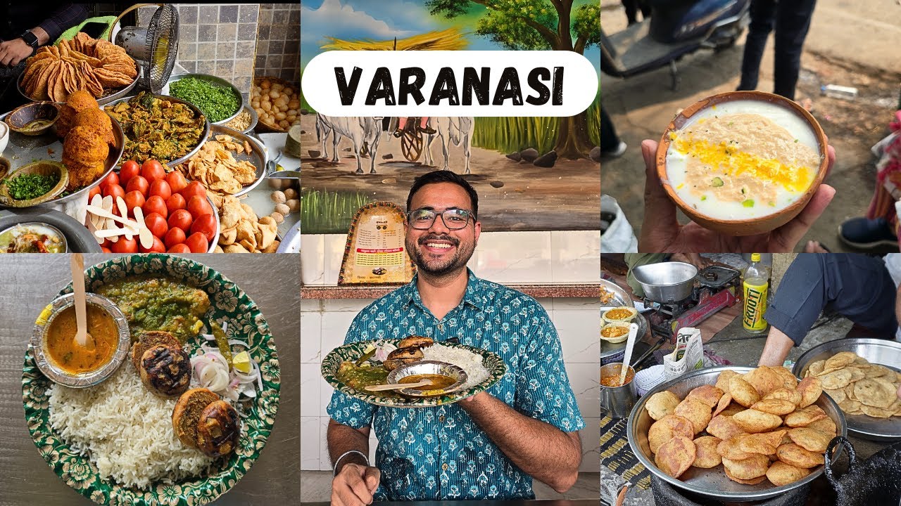 Varanasi Street Food [Part 2] | Chachi ki Dukaan, Pahalwani Lassi, Deena chat bhandar and more