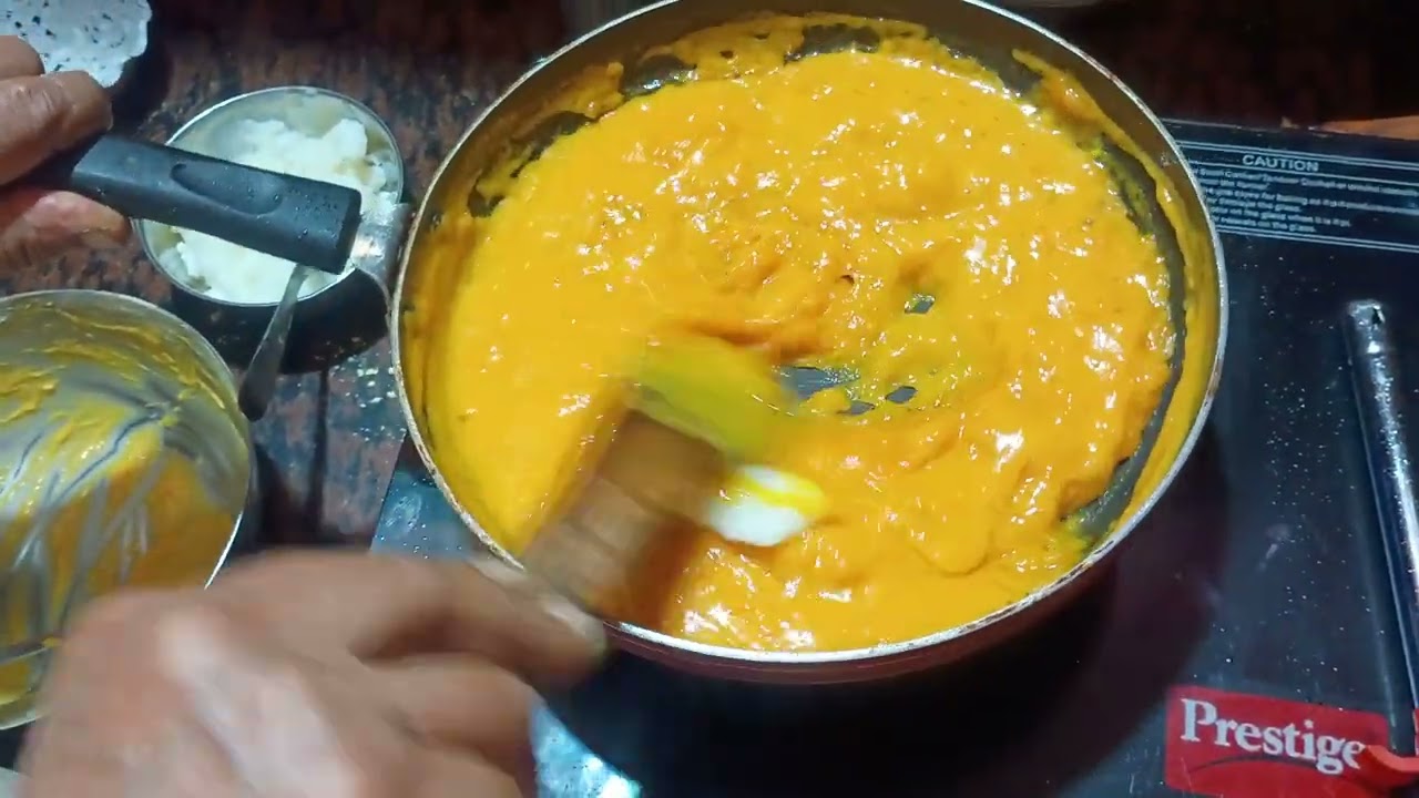 Papaya Burfi Recipe , पपीते की सुंदर मिठाई