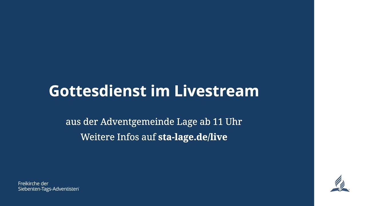 Alexander Zesdris am 28.02.2026 | Gottesdienst der Adventgemeinde Lage [LIVE]