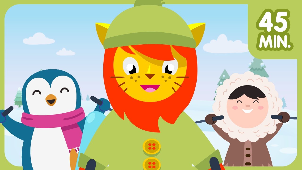 Nene León en la Nieve ❄️ Y más vídeos infantiles para niños y bebés (0 - 6 años)