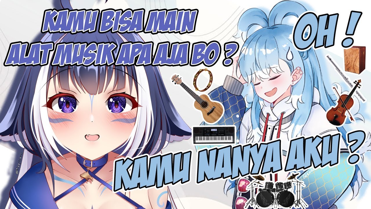KOBO langsung Pamer ! ketika ditanya Shilily, bisa main alat musik apa aja ? [Kobo Kanaeru]