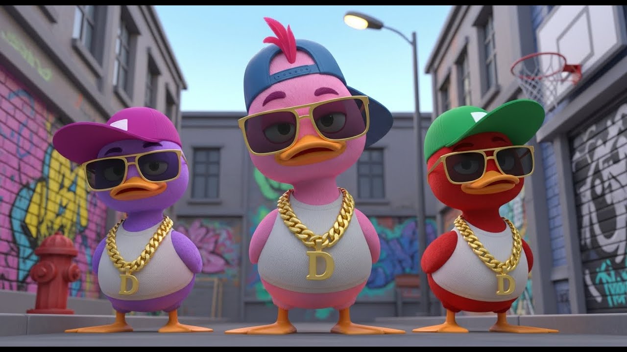 Funk do Patinho - Música Divertida para Crianças | Dança e Diversão com Patinhos Animados