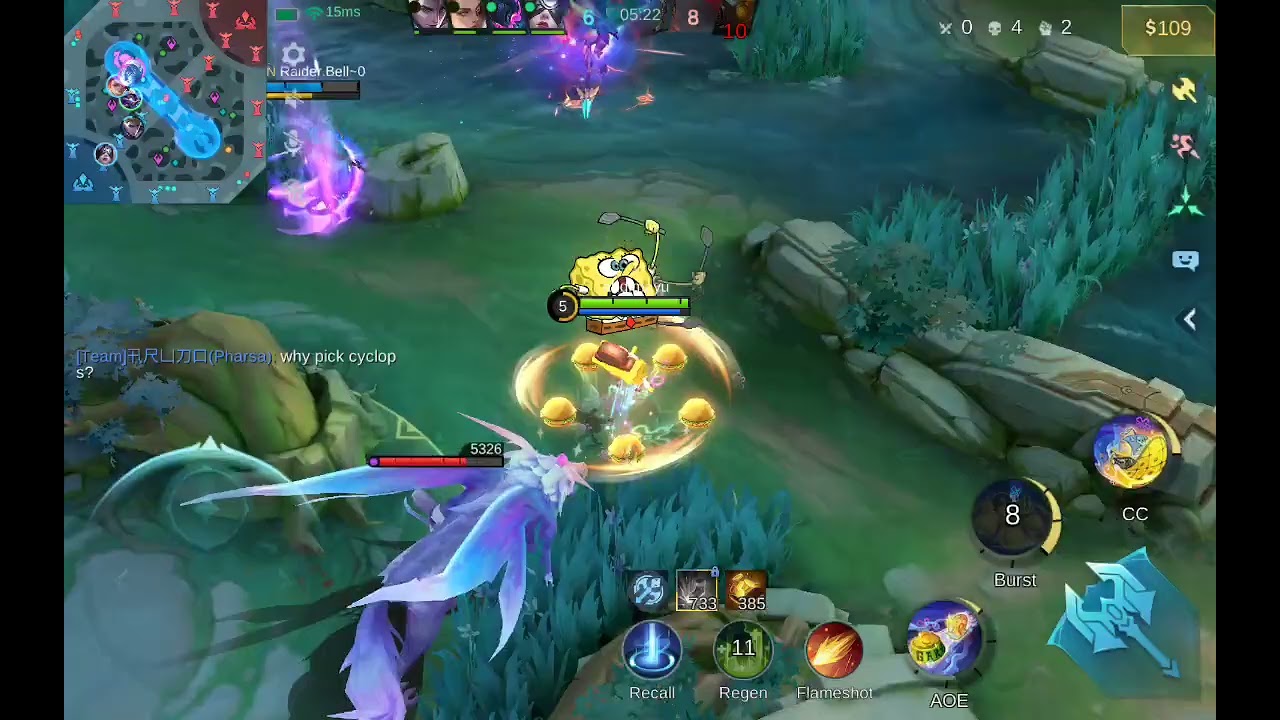Yagimana dong, habisnya kangen pakai SpongeBob 🥺 | Mobile Legends Bang Bang