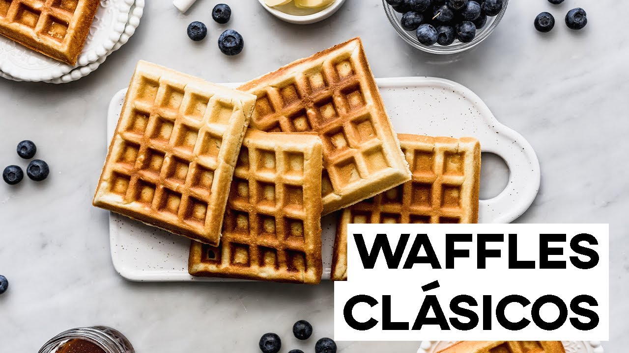 Waffles clásicos | Cravings Journal español