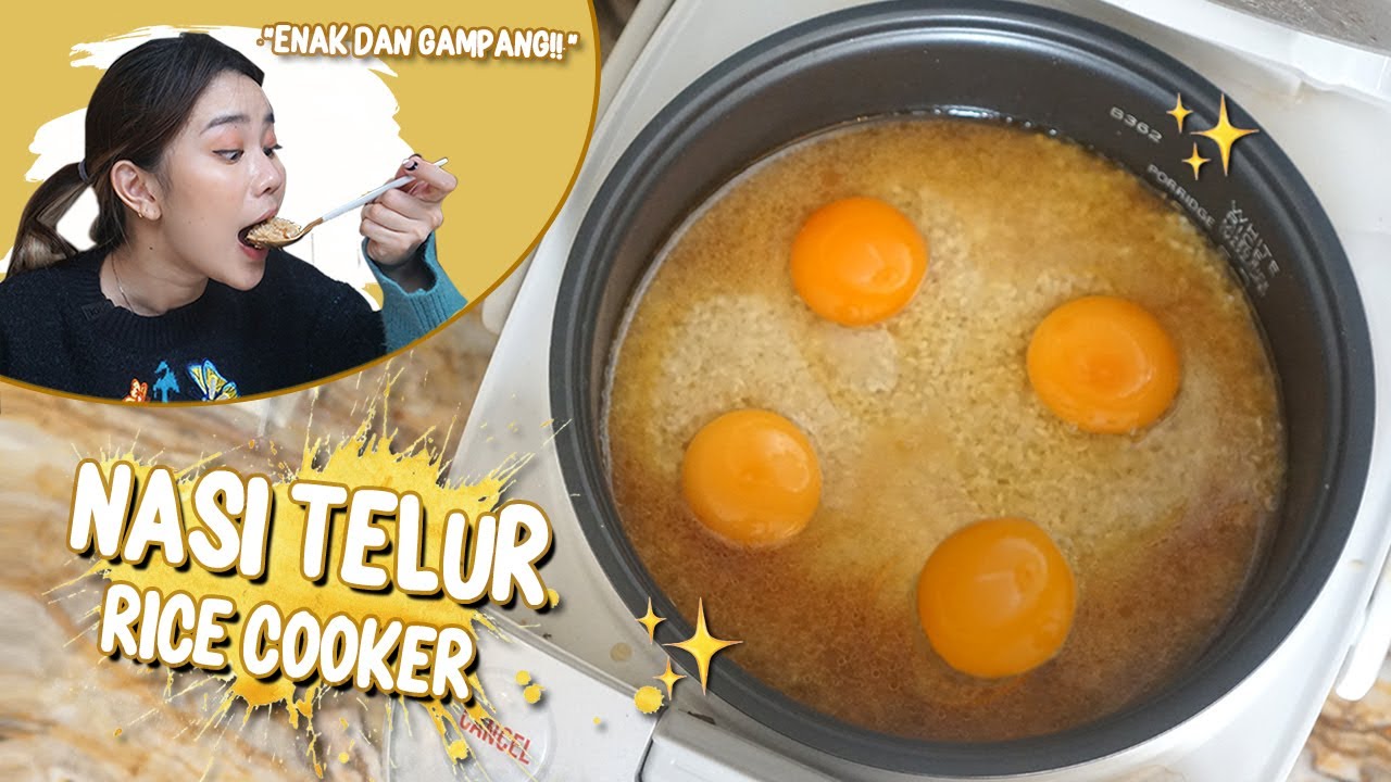 BIKIN NASI TELUR RICE COOKER VIRAL! COCOK UNTUK BUKA PUASA & SAHUR!