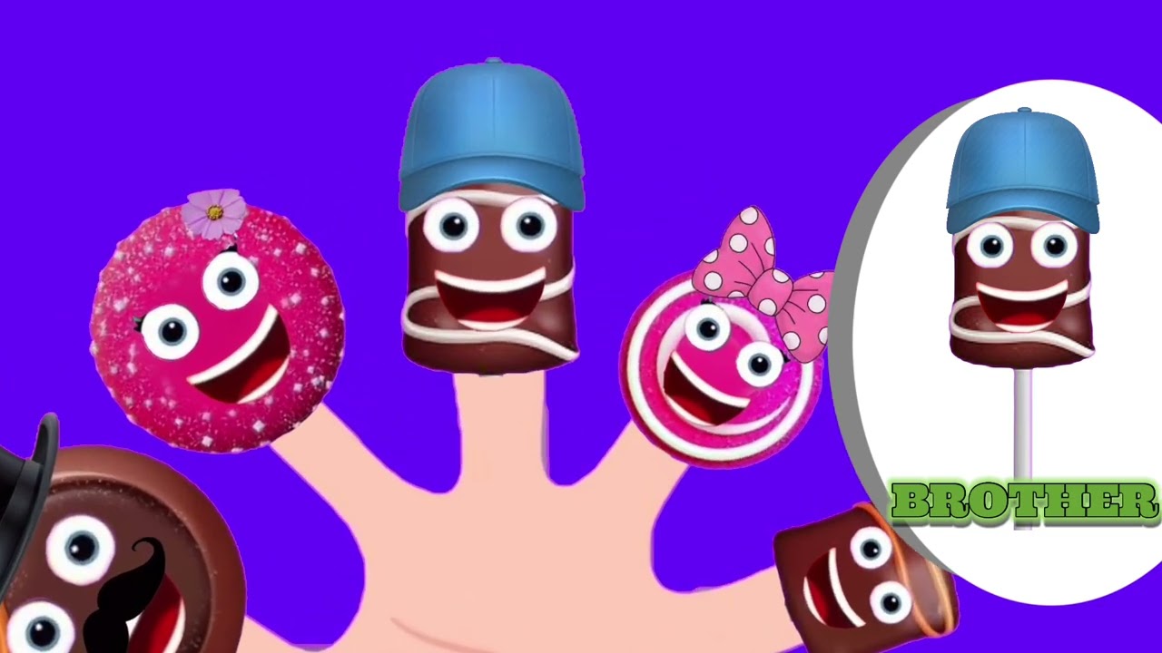 Chocolate Cake Pops Finger Family