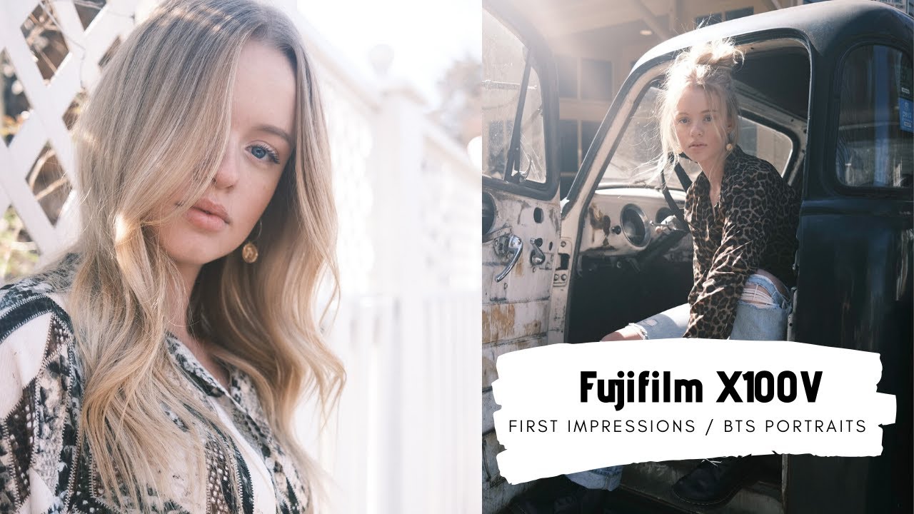 Fuji X100V - Good enough for portraits? | First impressions+BTS Photoshoot | Classic Negative JPEGs
