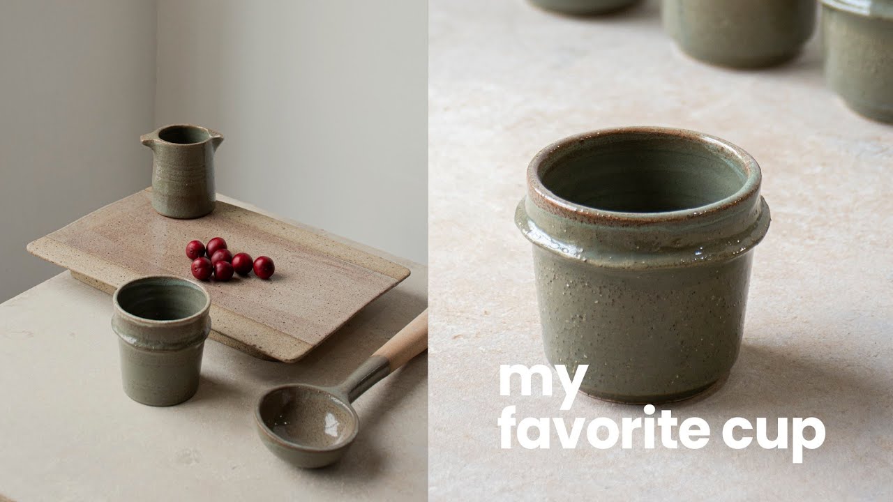 How to make a ceramic cup by hand: simple pottery tutorial