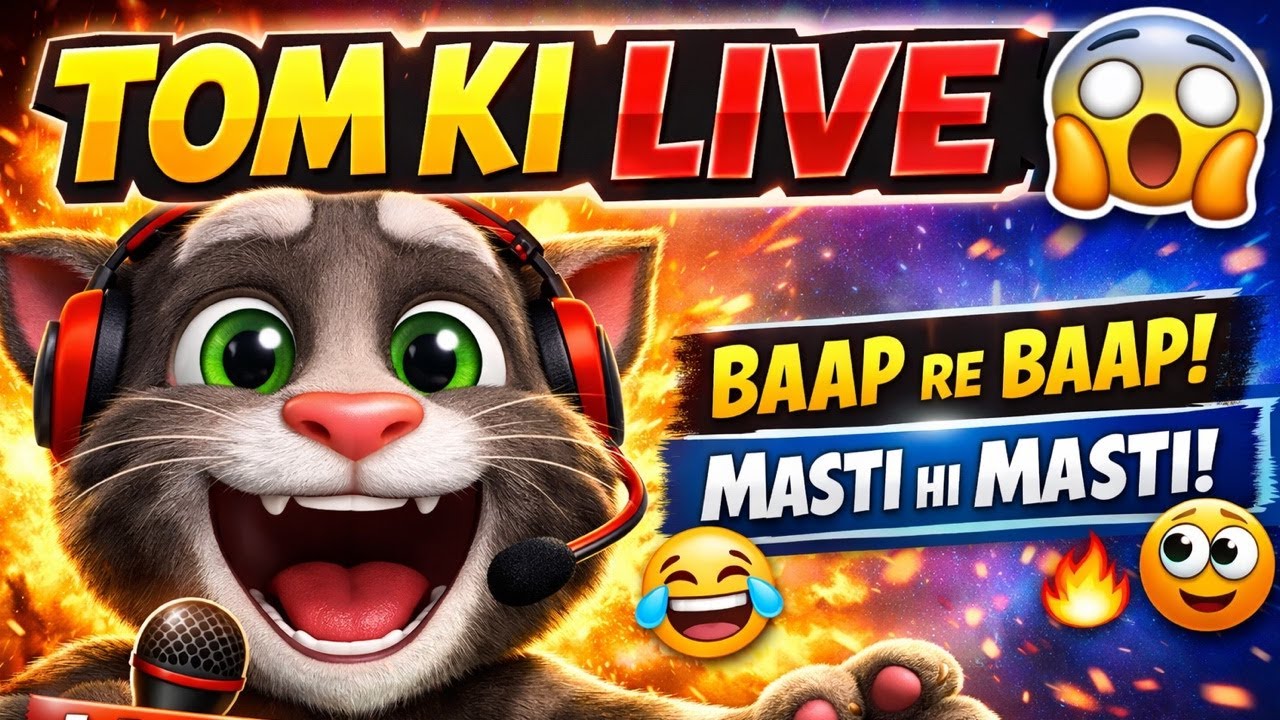 LIVE 😱 Talking Tom Se Baat Karo | Funny Moments 😂 | Hindi Live #talkingtomlivestream #livegaming