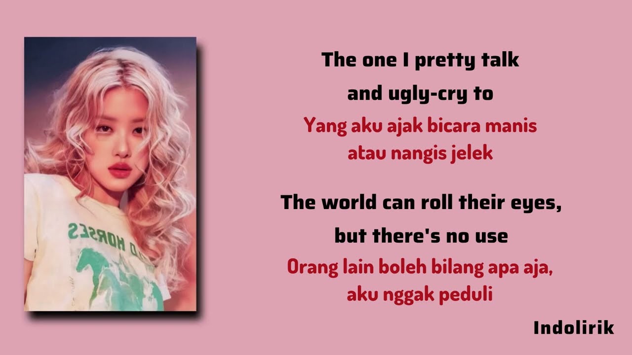 ROSÉ - 3am | Lirik Terjemahan Indonesia