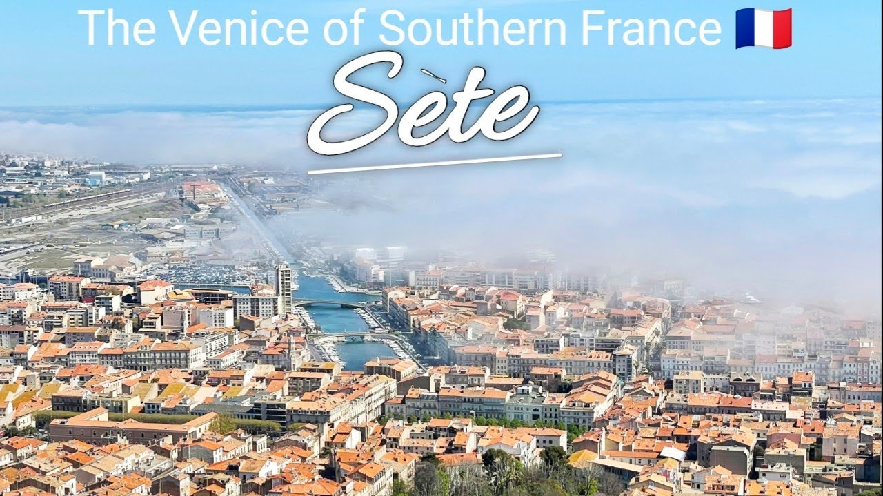 Sète France🇫🇷 The Venice of Southern France🇫🇷Driving in Sète +Panoramic view fr Mont Saint Clair