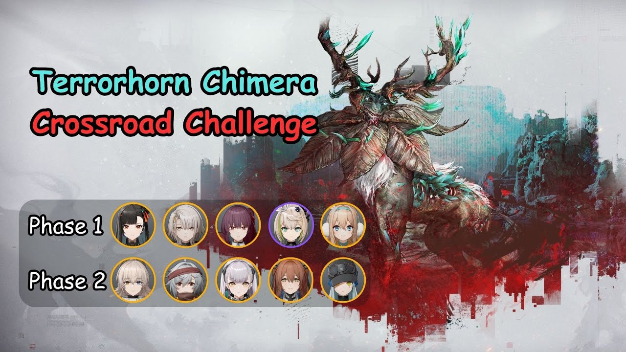 [GFL2:Exilium] Boss Fight: Crossroad Challenge - Terrorhorn Chimera