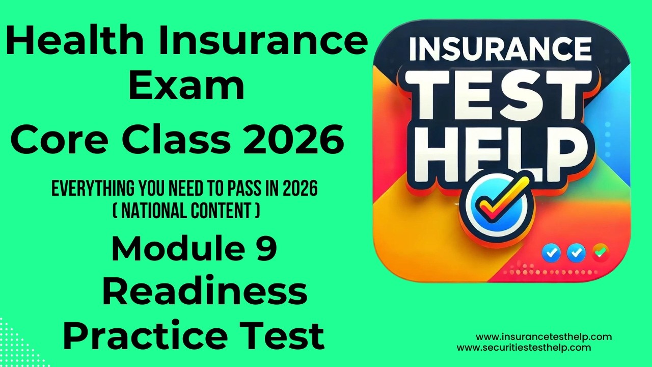 2026 Health Insurance Exam Core Course - Final Exam