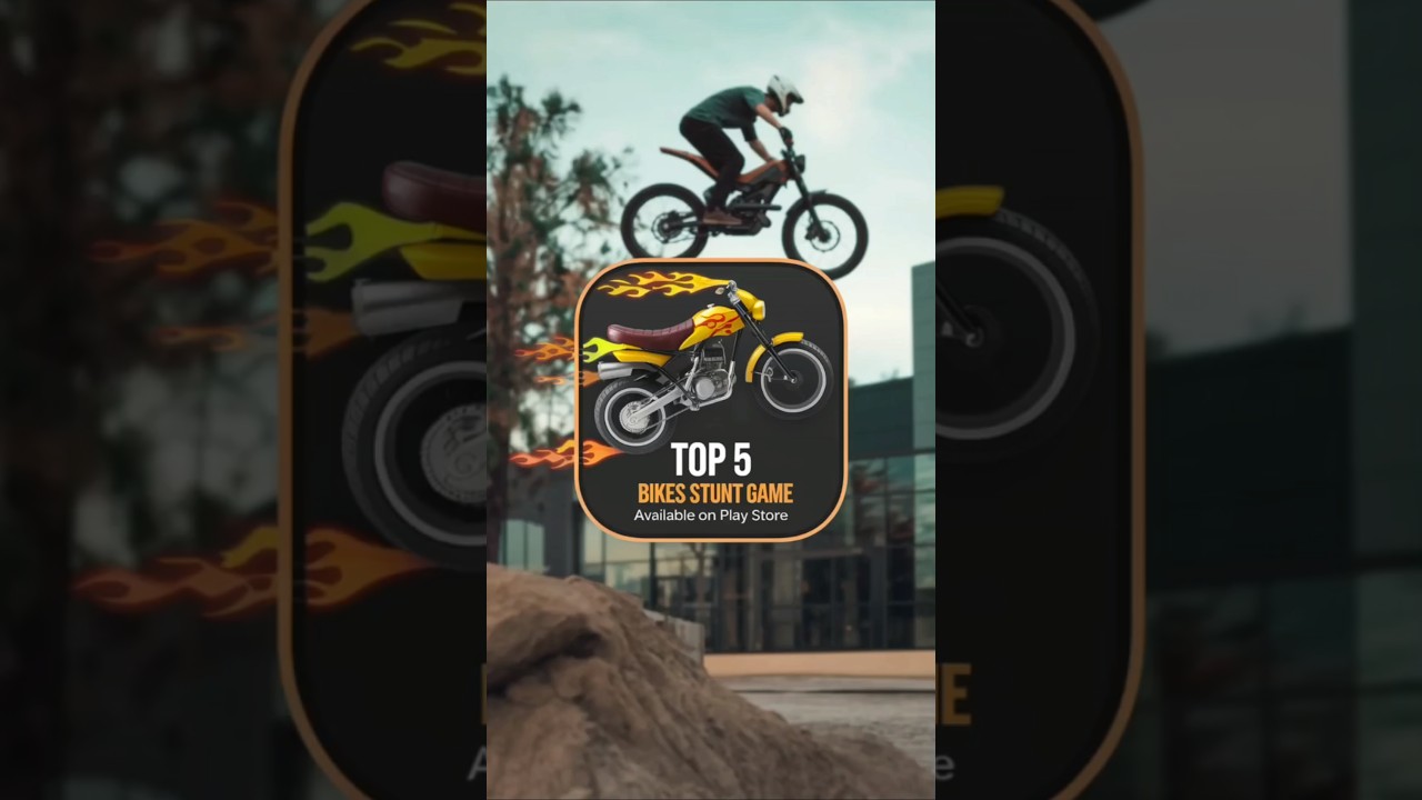 Top 5 Bike Stunt Games on Play Store 🚴💨  #bikegame #stunt #shorts