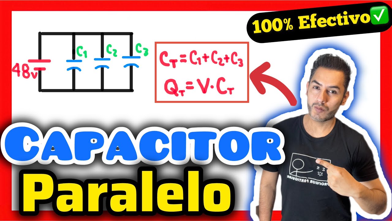 ✅​Capacitores en Paralelo Ejercicio Resuelto [𝘽𝙞𝙚𝙣 𝙀𝙭𝙥𝙡𝙞𝙘𝙖𝙙𝙤😎​🫵​💯​] Física