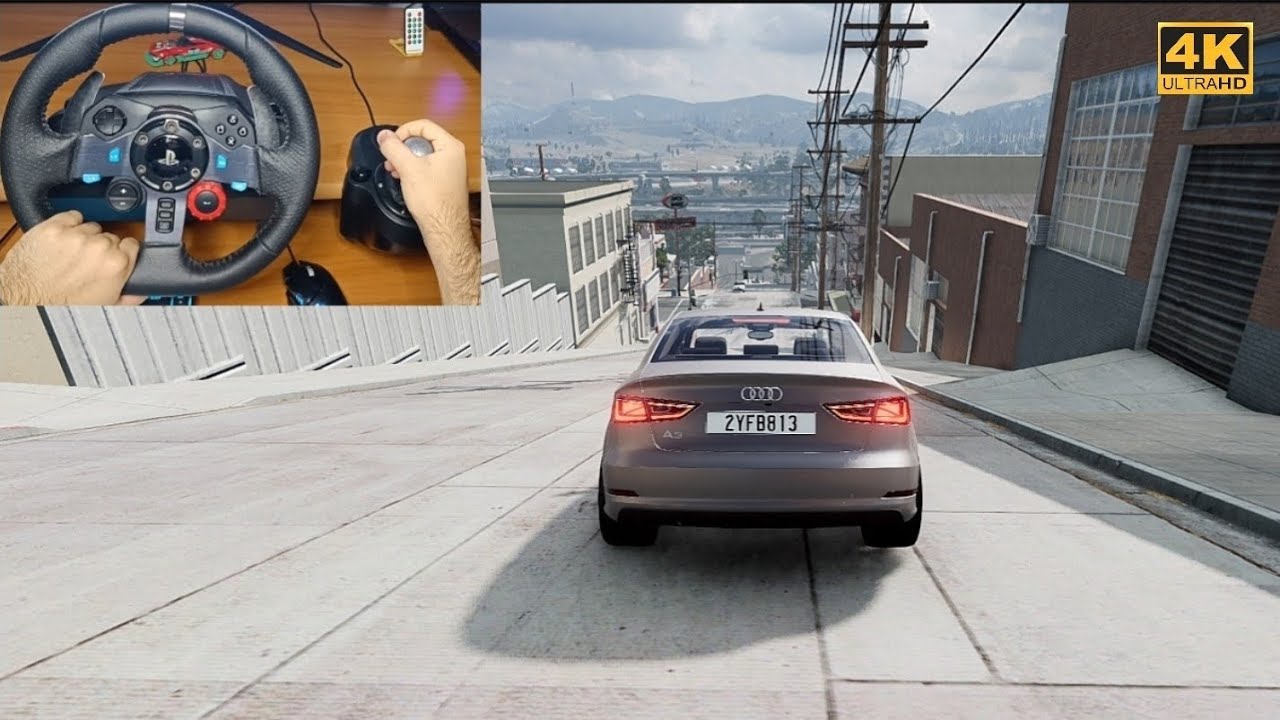 Audi A3 2.0 TDI - Why Is This Car Everywhere? POV Driving in 4K | Logitech G29