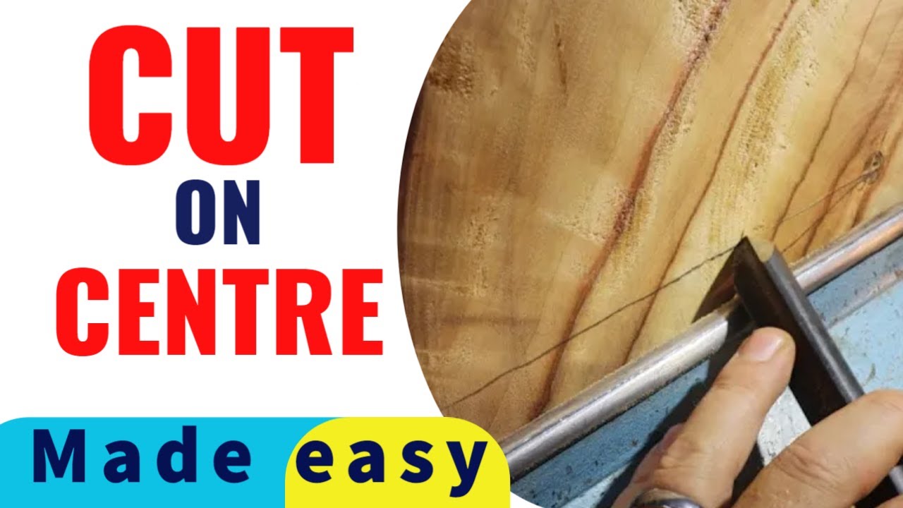 Best Woodturning Tool REST height - neat trick to cut on centre.