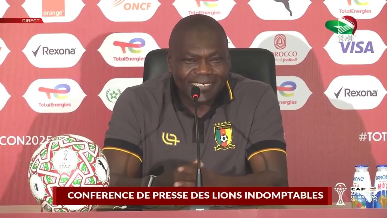 🚨 [LIVE] CAN 2025 : Conférence de presse des Lions Indomptables