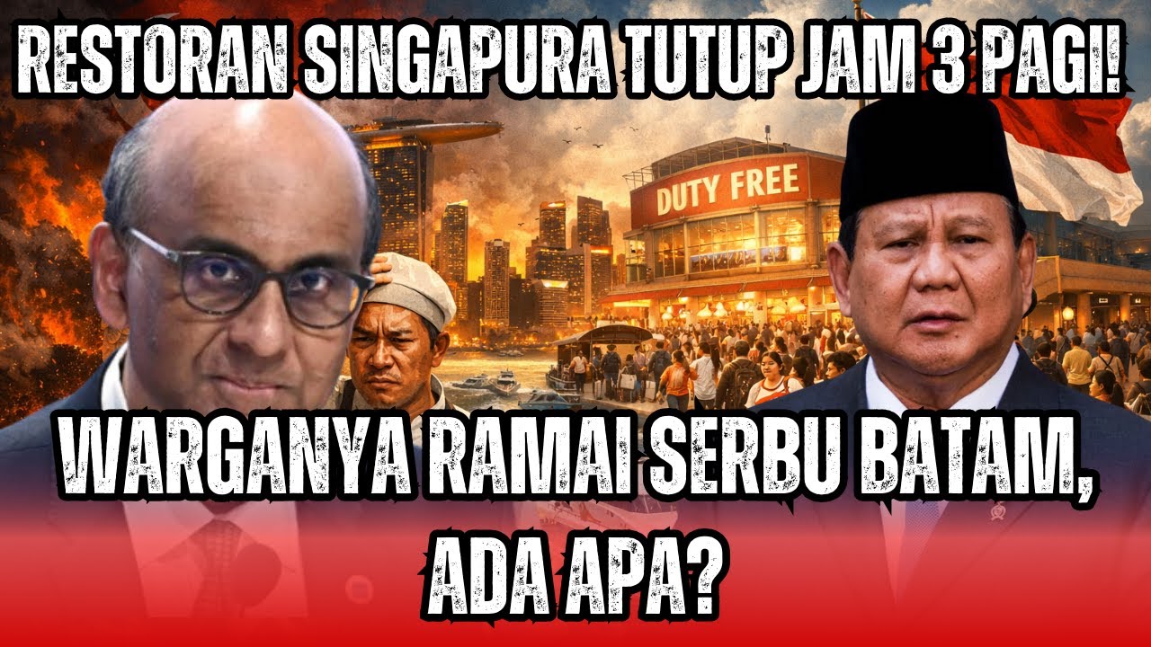 Singapura Tertekan? 3.000 Restoran Gulung Tikar, Batam Kebanjiran Pembeli