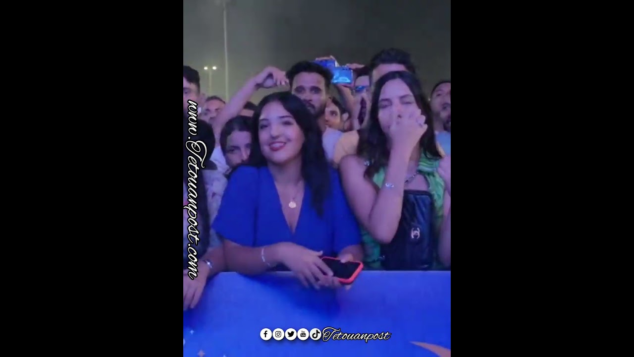 جمهور المضيق ناشط مع الفنانة سعيدة شرف