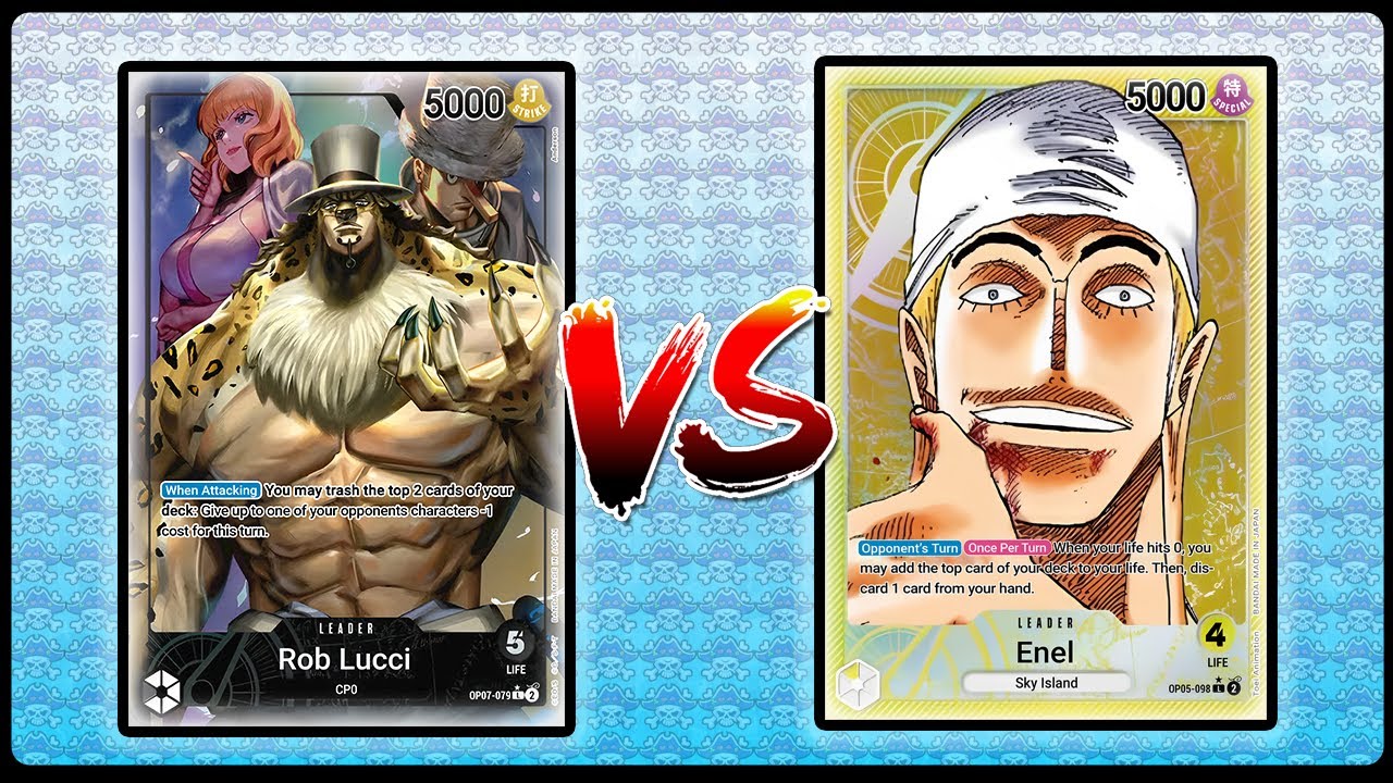 One Piece Card Game Store Locals EB02 Finals Rob Lucci vs Enel