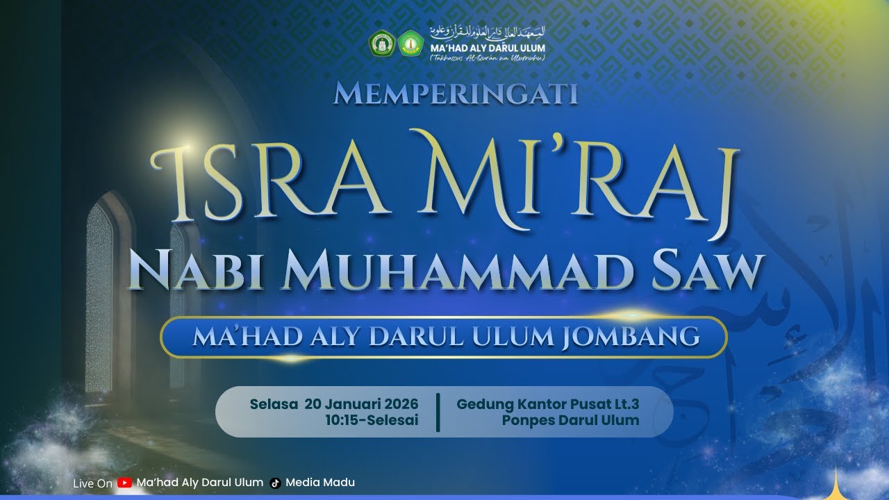 🔴[LIVE] Memperingati Isra Mi'raj Nabi Muhammad SAW, Bersama: KH. Ahmad Muharrom Dimyathi