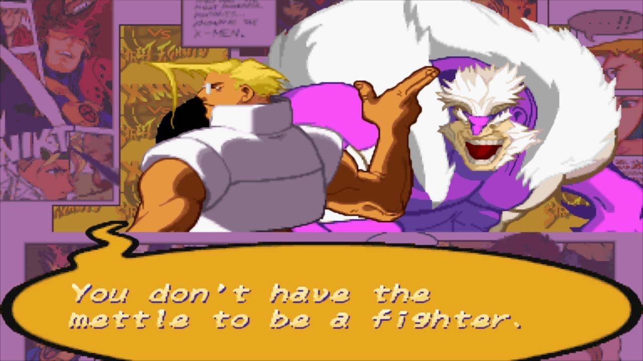 X-Men VS Street Fighter - Charlie/Sabretooth - Expert Difficulty Playthrough