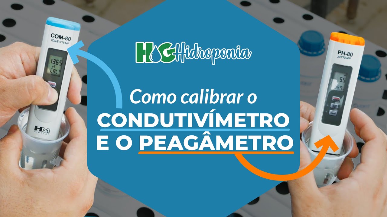 COMO CALIBRAR O CONDUTIVÍMETRO E O PEAGÂMETRO | HIDROGOOD