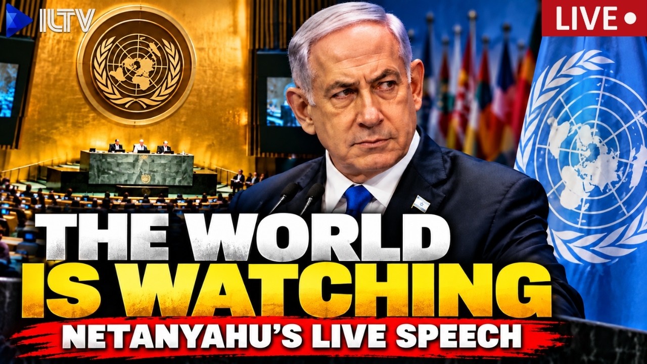 🚨 BREAKING: NETANYAHU FACES THE WORLD. Watch LIVE as Israeli PM addresses the United Nations.