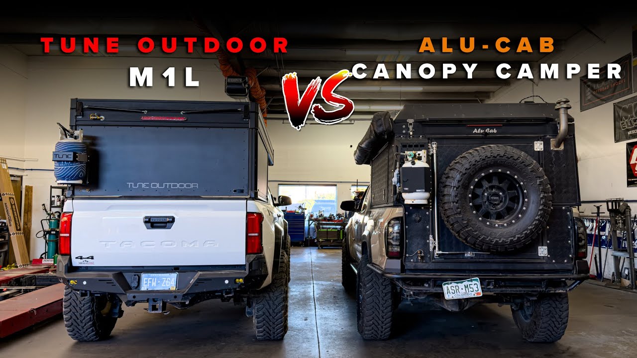Alu-Cab Canopy Camper против Tune Outdoor M1L: сравнение в реальных условиях Tacoma (плюсы, минус...