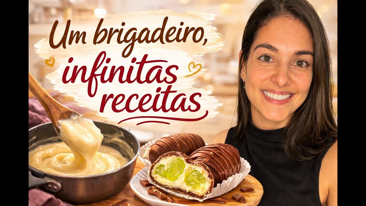 1 brigadeiro, infinitas receitas! (base para várias sobremesas)
