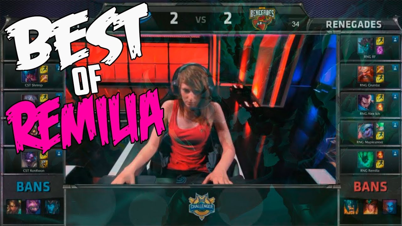 BEST OF REMILIA | SUPPORT PLAYER FOR RENEGADES | PRIMERA MUJER EN LLEGAR A LA LCS REMILIA
