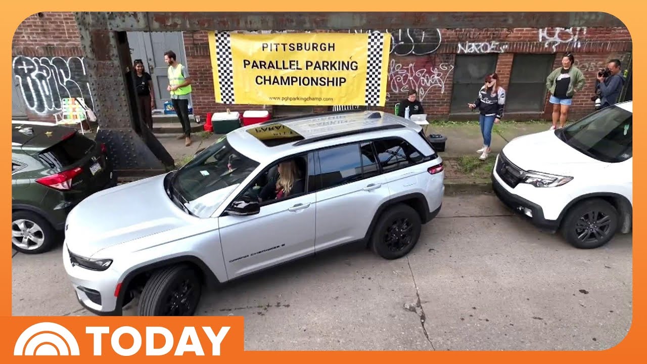 Drivers Face the Pressure in Parallel Parking Championships