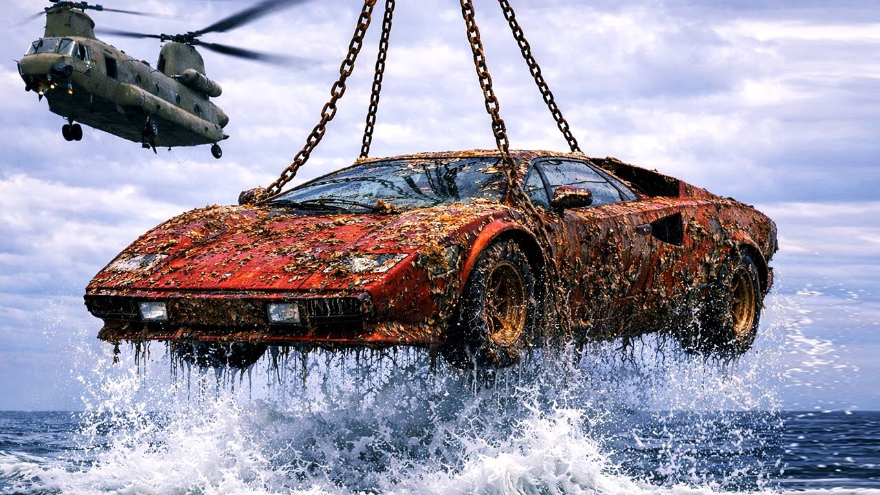 We Restored a Forgotten Lamborghini Countach LP400 (1976) from Ocean