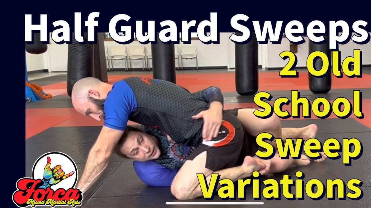 2 Variations of the Half Guard Old School Sweep