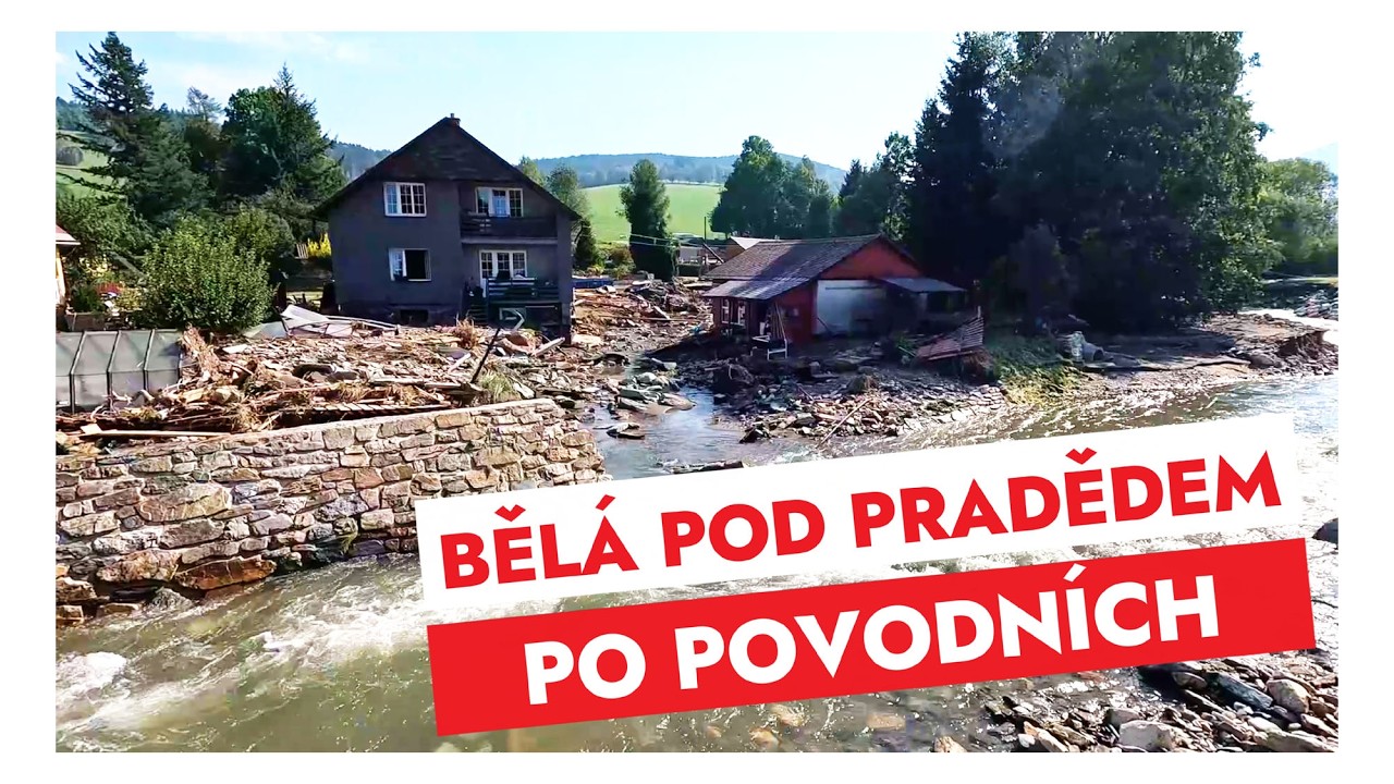 Povodně v Jeseníku (18. 9. 2024) | Zkáza v Bělé pod Pradědem