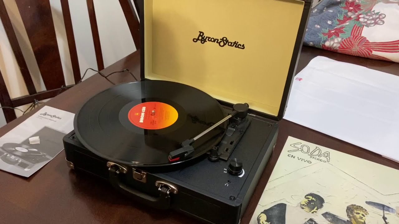 Unboxing Byron Statics Turntable