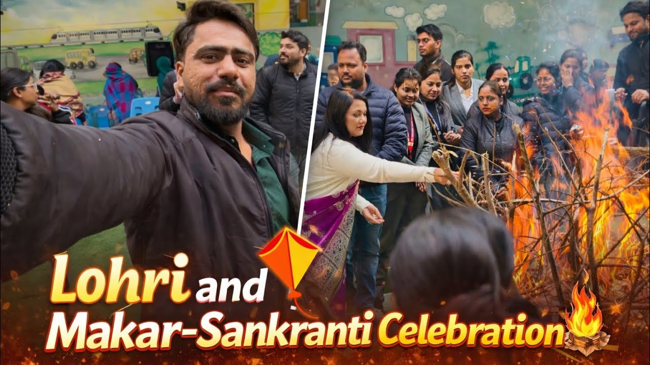 Happy lohri and makar-sankranti celebration vlog 