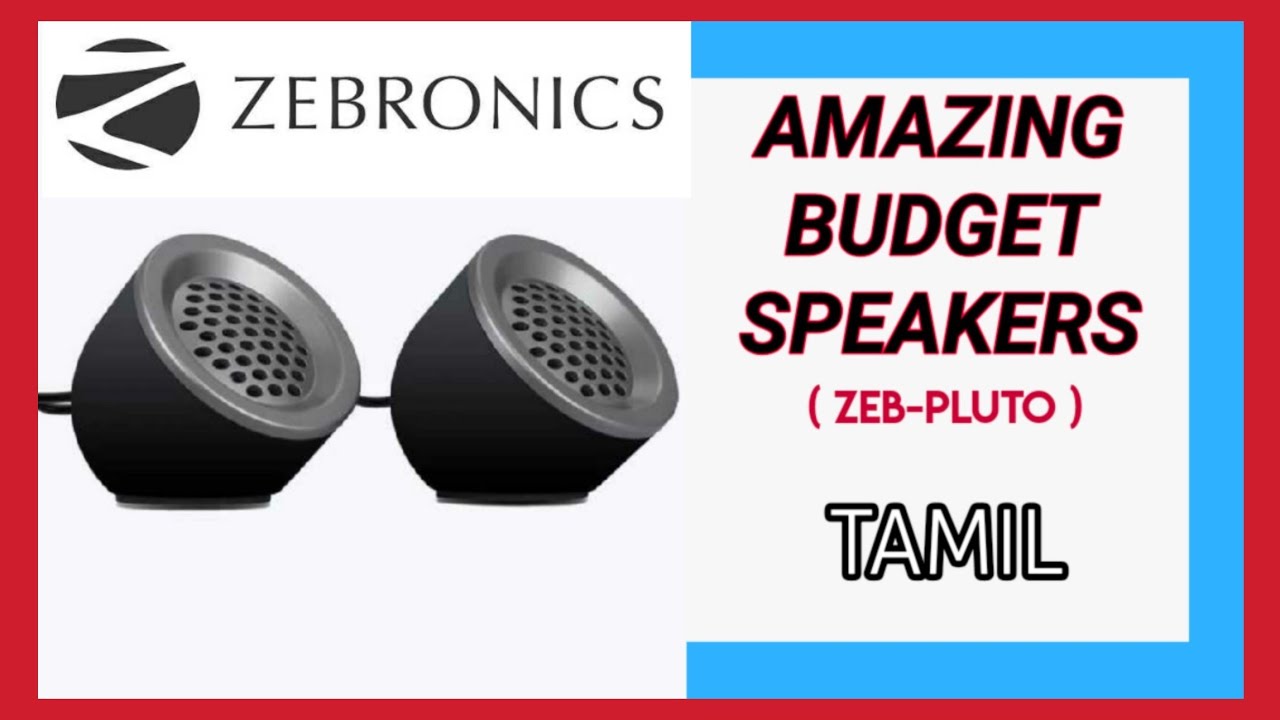 Amazing Budget Zebronics Speaker for PC (ZEB-PLUTO) Review in Tamil | JOHN TECH VIDEO | JTV