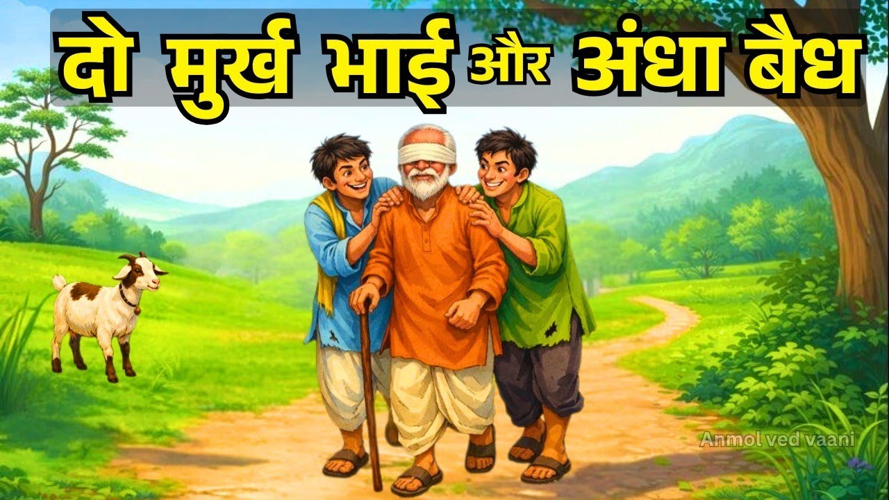 दो मूर्ख भाई और अंधा बैध | धार्मिक कहानी | Gyanvardhak kahani | ज्ञानवर्धक | dharmik kahani