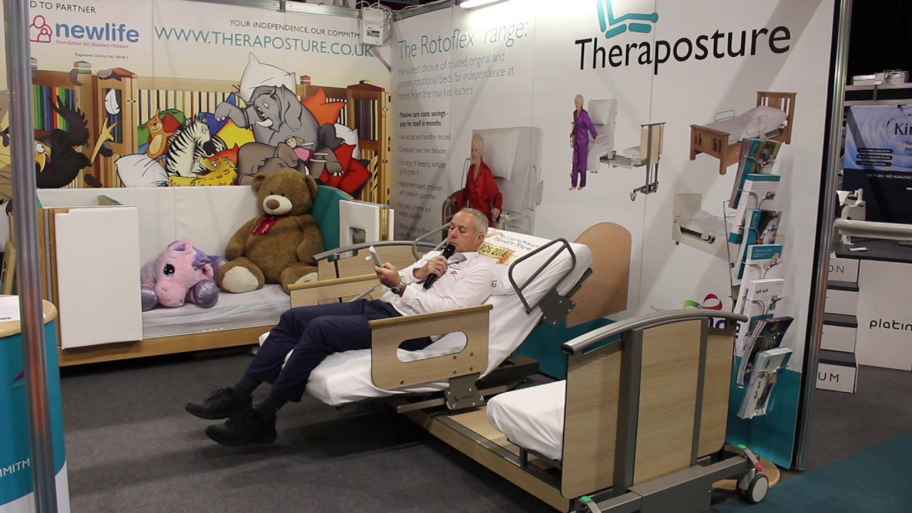 Ultra-low access rotating bed for shorter users from Theraposture